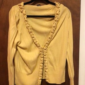 Mustard yellow cardigan